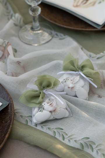 Bånd Polyester OlivenGrøn 40mm x 5m