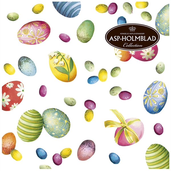 Servietter Easter Eggs 33x33cm, 20 stk