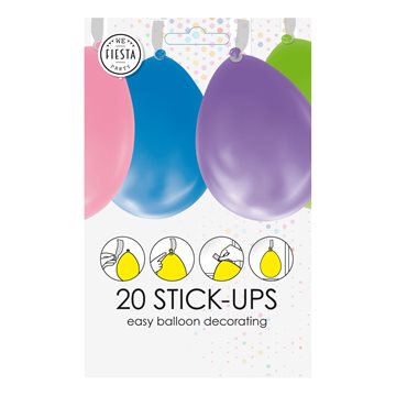 Ballon Stick-ups, 20 stk. ballontilbehør