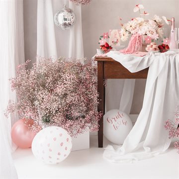 Balloner Bride to be mix. hvid/lyserød/rosegold 30cm, 6 stk. polterabend dekoration