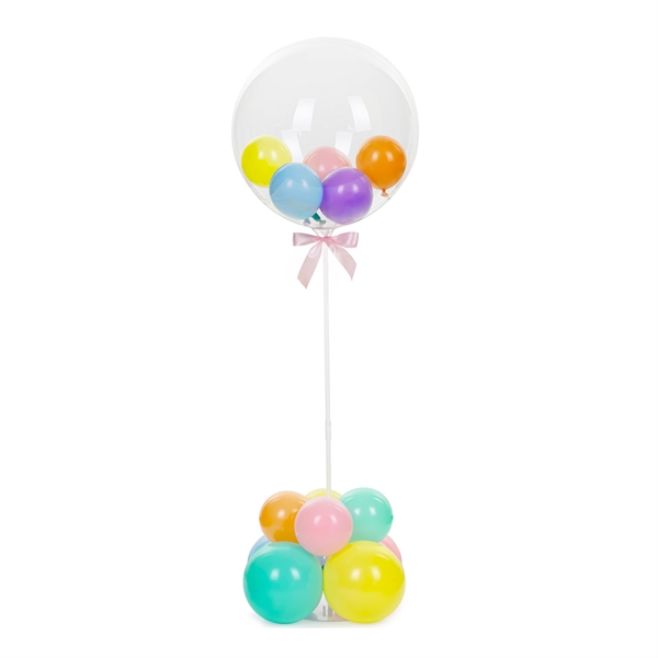 Ballonstativ klar 72cm festpynt