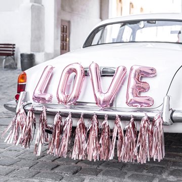 Bilpynt-Kit Love dekoration rosa festartikler