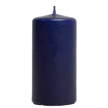 Bloklys mørk blå 5cm x 10cm, 6 stk. festartikler