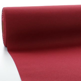 Bordløber Airlaid mørk rød 40cm x 4,8m festartikler