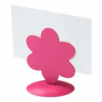 Bordkortholder Blomst med magnet pink borddækning