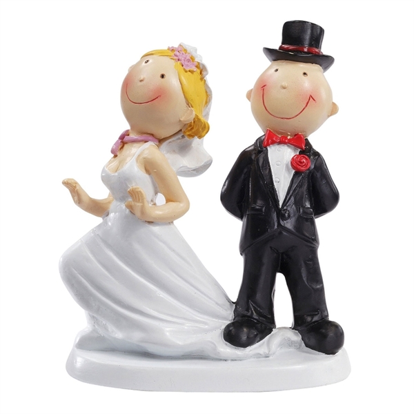 Bryllupsfigur Modig Brudgom 9cm bryllupspynt