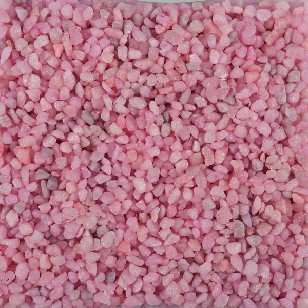 Dekorationssten lys pink 2-3mm, 500g bordpynt