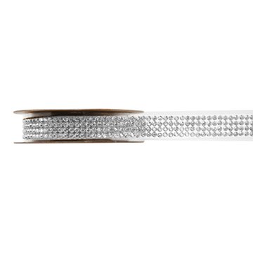 Diamantbånd selvklæbende transparent 1,5cm x 1m festartikler
