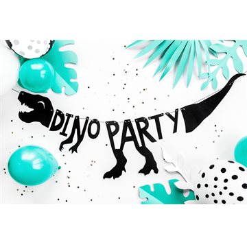 Guirlande Dinosaur Dino Party sort festartikler