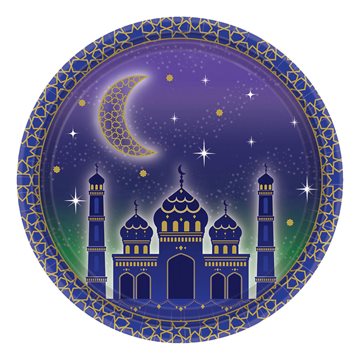 Paptallerken Eid 17,8cm bordpynt til eidfest