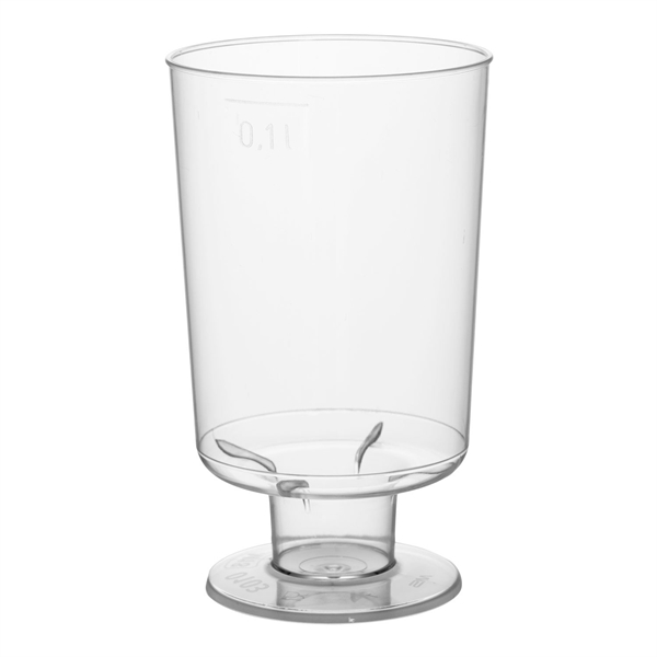 Engangsglas Hvidvin 10cl, 10 stk. hvidvinsglas