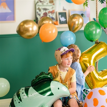 Balloner orange pastel 30cm, 10 stk. børnefødselsdag