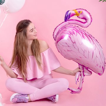 Folieballon Flamingo pink 95cm festartikler
