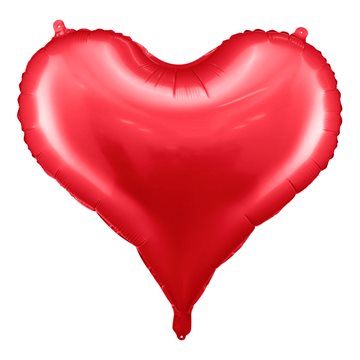 Folieballon Hjerte rød 75cm x 65cm  bryllup