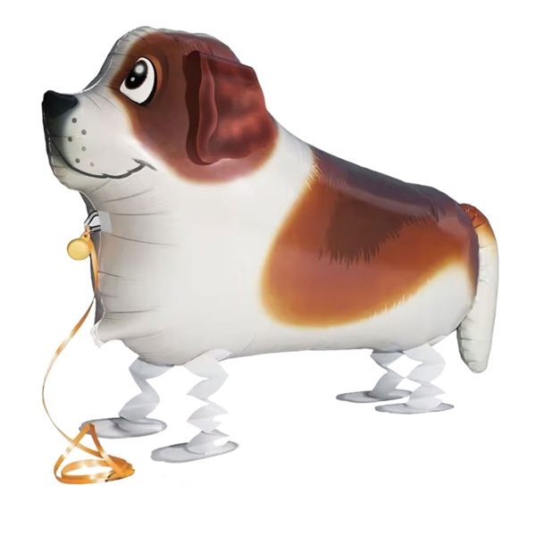 Folieballon Airwalker Sankt Bernhard hund 76cm