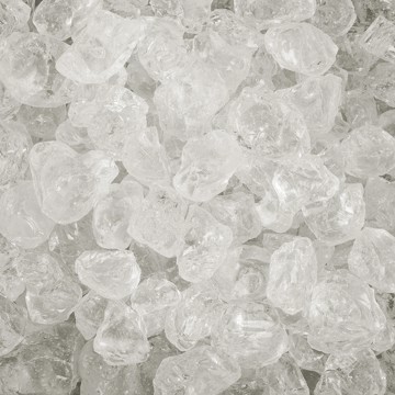 Glassten klar 2,5cm-4cm, 400g festartikler