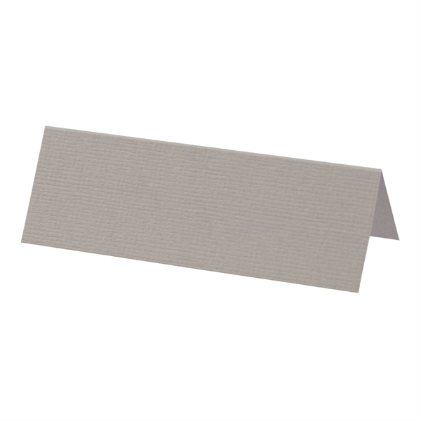 Bordkort gråbrun 3,5cm x 10cm, 10 stk. borddækning