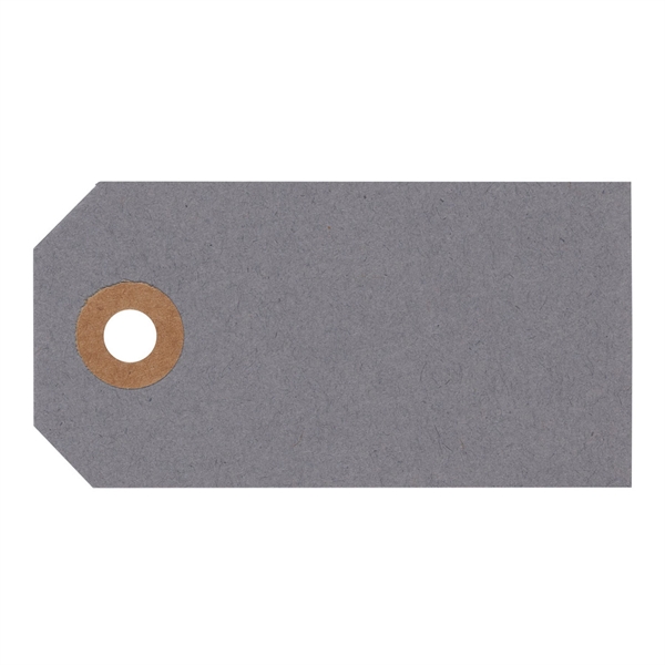 Manilamærker grå 4cm x 8cm, 10 stk. bordkort