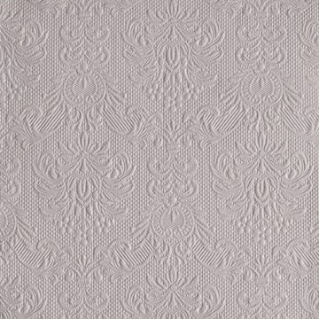 Servietter Ambiente Elegance lys grå 33cm x 33cm, 15 stk.
