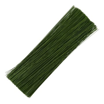Blomstertråd mørk grøn 1mm x 45cm, 2,5 kg blomsterbinding