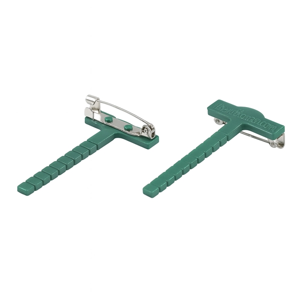 Corsage clips grøn 5cm bryllup