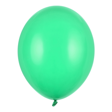 Balloner grøn pastel 30cm, 10 stk. festartikler