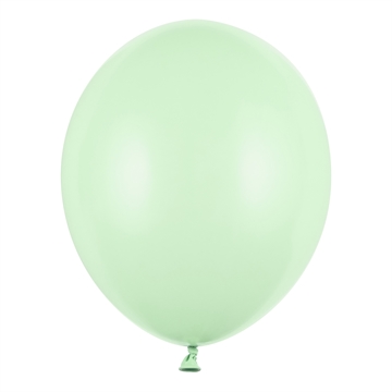 Balloner lys grøn pastel 30cm, 10 stk. festartikler