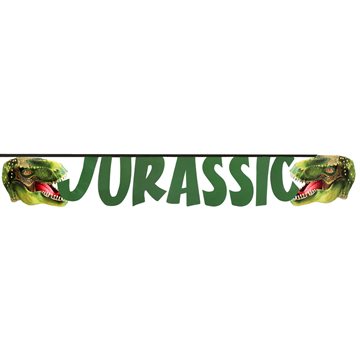 Guirlande Dinosaur Jurassic grøn 5m borddækning