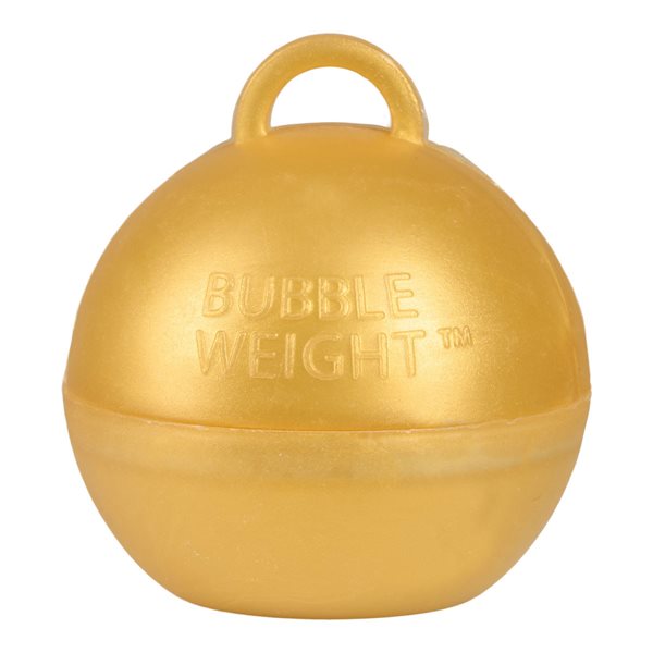 Ballonvægt Bubble Weight guld 35g festartikler