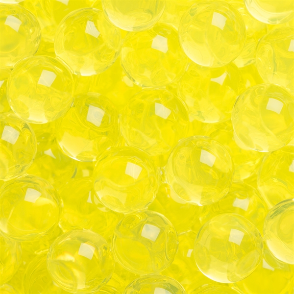 Vandperler til dekorationer gul 1cm, 10g / 1 liter dekoration