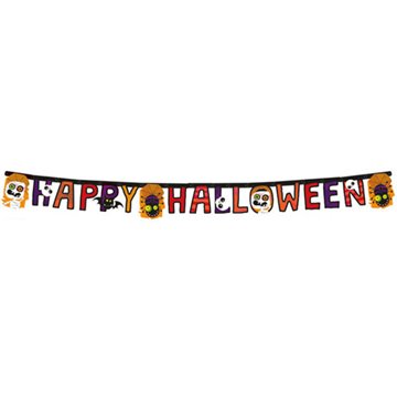 Guirlande Happy Halloween 15cm x 1,8m festartikler