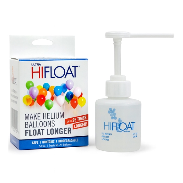 Ultra Hi-Float Ballon gel med pumpe 150ml heliumballoner