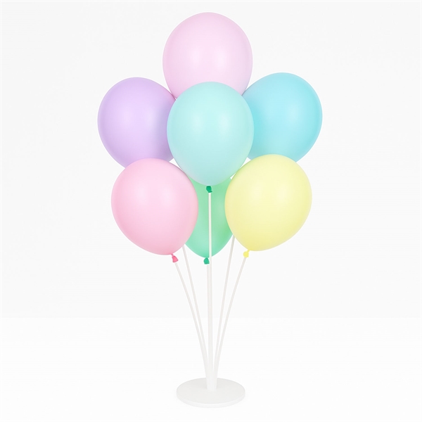 Ballonstativ til 7 balloner, 72cm ballondekorationer