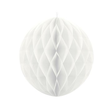 Honeycomb hvid 40cm festartikler