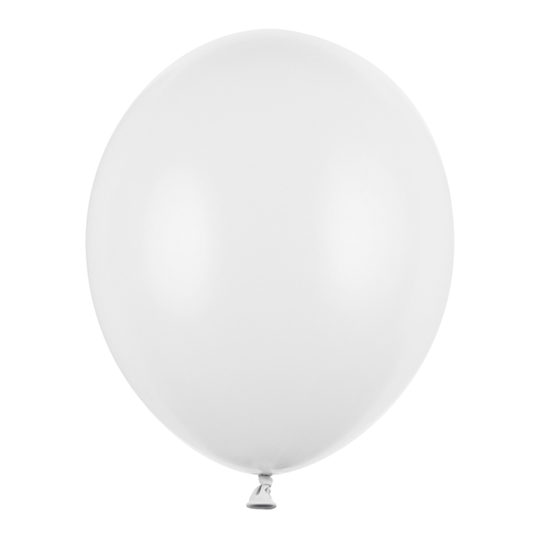 Balloner hvid pastel 13cm, 100 stk. festartikler