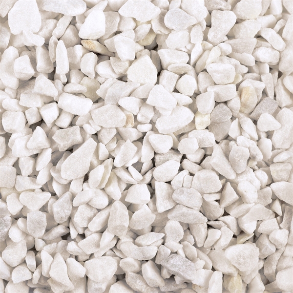 Dekorationssten hvid 5-8mm, 500g dekorationsmateriale