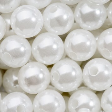 Perler hvid 1,2cm, 330 stk. festartikler