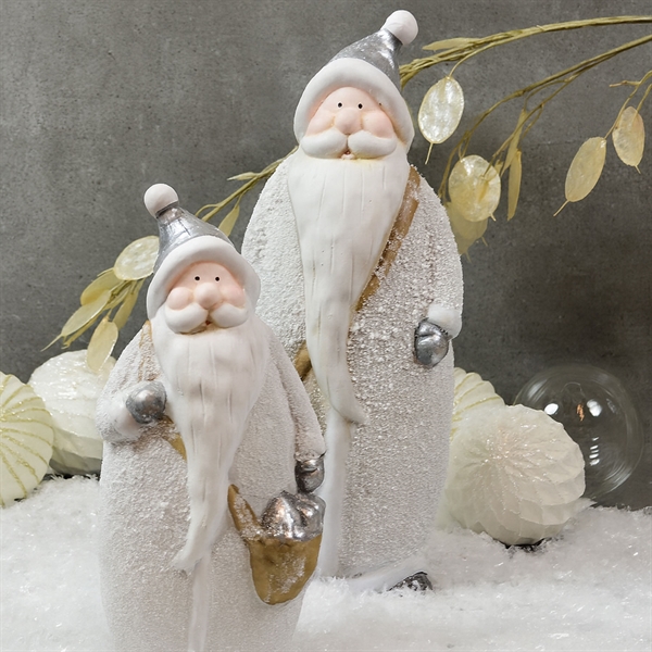 Santa Claus med gaver 29cm julepynt