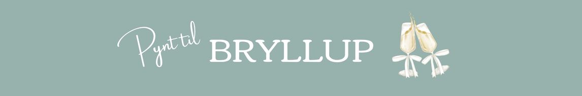 Bryllup dekorationer