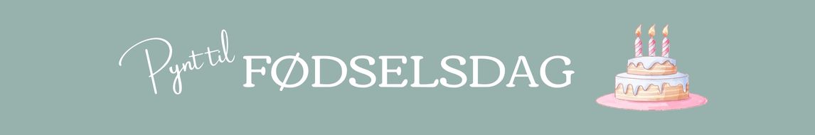 Fødselsdag pynt