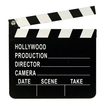 Director's Clapboard Hollywood klaptræ Fotosjov Director's Clapboard Hollywood klaptræ festartikler