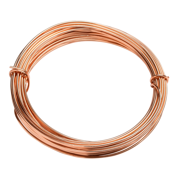 Bonzaitråd /Alu wire kobber 2mm x 12m, 100g binderiartikler