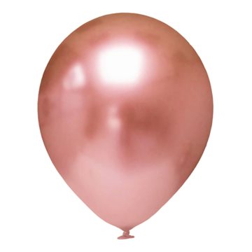 Balloner kobber chrome 30cm, 25 stk. festartikler