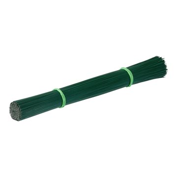 Blomstertråd mørk grøn 0,6mm x 30cm, 1 kg binderiartikler