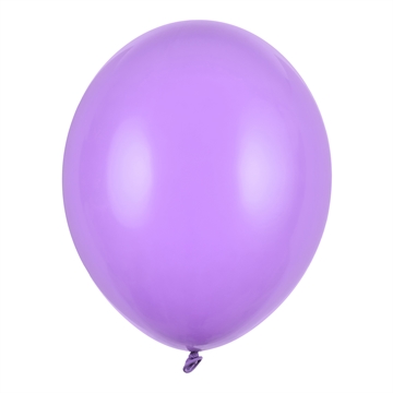Balloner lys lilla pastel 30cm, 10 stk. festartikler