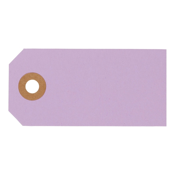 Manilamærker lys lilla 4cm x 8cm, 10 stk. bordkort