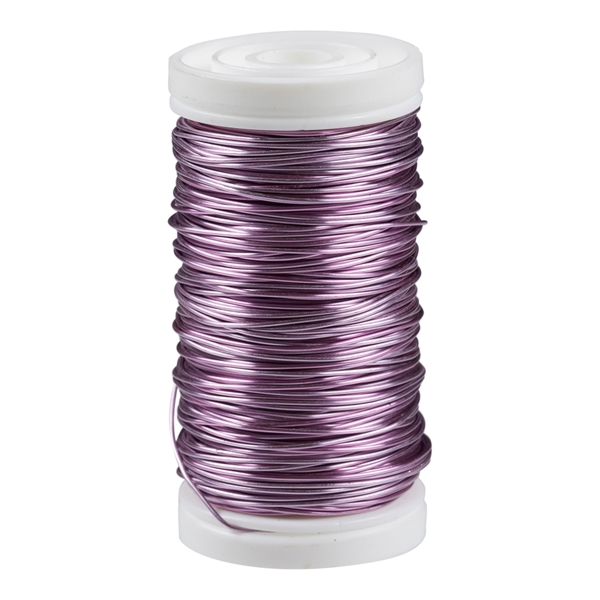 Myrtetråd / Metaltråd lilla 0,5mm x 50m, 100g binderiartikler