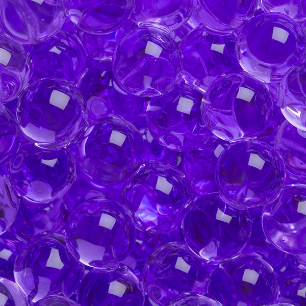 Vandperler til dekorationer lilla 1cm, 10g / 1 liter dekoration