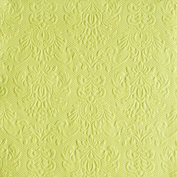 Servietter Ambiente Elegance lys limegrøn 40cm x 40cm, 15 stk. festartikler