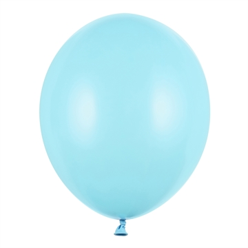 Balloner lyseblå pastel 30cm, 10 stk. festartikler